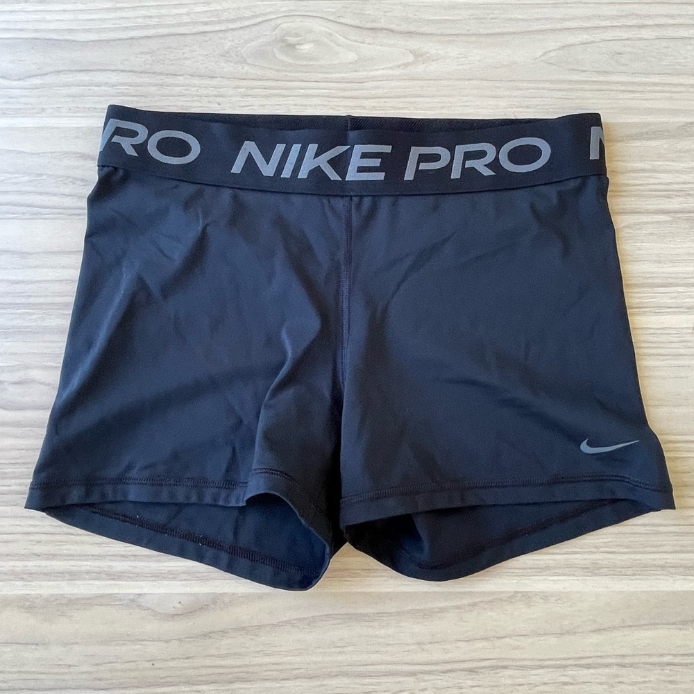 Nike Pro Women's Dark Gray Athletic Shorts